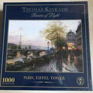 Gibsons Thomas Kinkade 1000 Teile Puzzle Paris, Eiffelturm NEU/VERSIEGELT - Bild 1 von 5