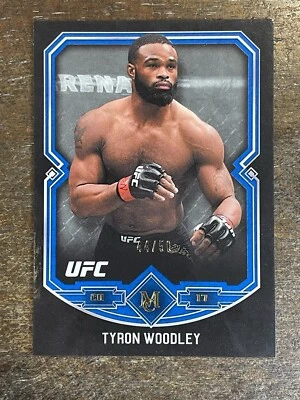 2017 TOPPS UFC MUSEUM COLLECTION #1 TYRON WOODLEY #d /50 *Noles2148* - Image 1 of 2