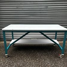 BenchTable for CNC Machines, Boxford, Denford, Length 1500mm, Wheels