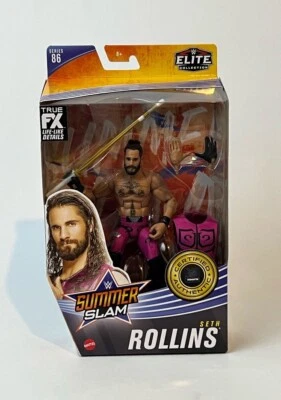 Figura de acción WWE Elite Collection Seth Rollins Summer Slam Series 86 totalmente nueva Foto 1 de 4