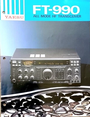 Yaesu FT- 990 все режимы HF трансивер брошюра продукт новости - Изображение 1 из 4