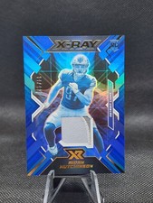 Aidan Hutchinson [RC] #/49 Two-Color X-Ray Jersey Patch - 2022 Panini XR