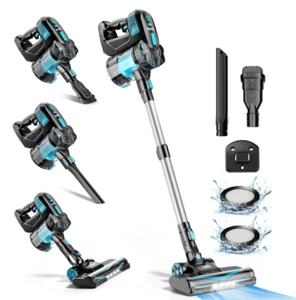 CORDLESS STICK VACUUM CLEANER 6-In-1 Lightweight Hardwood Floor Carpet Pet Hair - Picture 1 of 13