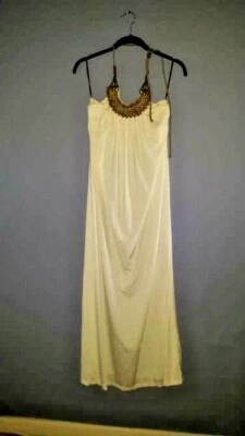 NEW Beautiful Extra Long Beach White Dress Sundress Size S by Ella Wish  - Image 1 of 4