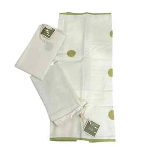 Pottery Barn Pillow Shams Embroidered Dot Euro (2) Organic Cotton NEW 26”x26” - Picture 1 of 9