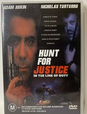 HUNT FOR JUSTICE IN THE LINE OF DUTY (DVD 2003 Action), Adam Arkin, Turturro