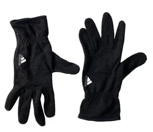 adidas Running Gloves Womens Training Black Lightweight Fleece L/XL - Picture 1 of 5
