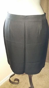 EVELYN & ARTHUR Silk Blend Black Simple Skirt ***Size 12*** EUC - Picture 1 of 7