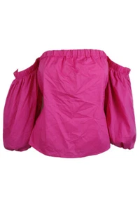 Inc International Concepts Intense Pink Off-The-Shoulder Blouse S - Picture 1 of 3