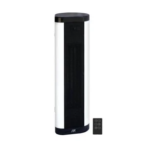 SPT Electric Fan Tower/Baseboard Indoor Style heater Ceramic w/ Remote Blacks - Picture 1 of 6