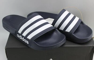 Adidas Slides Zapatos de Ducha Negros Talla 8 Nuevos GZ5920 Foto 1 de 3