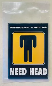 "International Symbol for Need Head" (Magnete) (Nuovo in bustina sigillata) (1999) - Foto 1 di 2