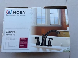 Moen Roman Tub Faucet 2 Handle Caldwell 86440BRB Oil Rubbed Bronze - Picture 1 of 8