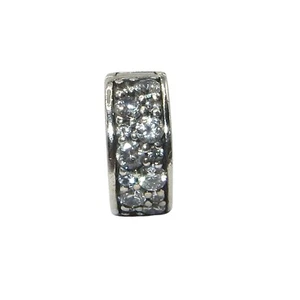 Pandora Shining Elegance Clear CZ & Sterling Silver Clip Charm 791817CZ - Picture 1 of 6