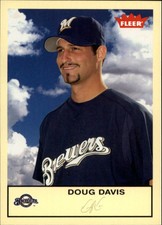2005 Fleer Tradition Milwaukee Brewers Baseball Card #48 Doug Davis