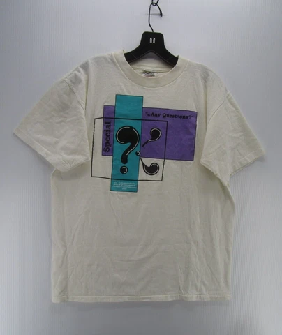 VINTAGE Northwestern Wildcats Shirt Men XL Large White Kellogg School 1991 90s Cover