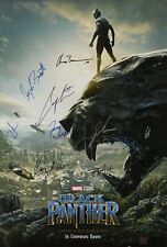Black Panther 2018 American Superhero Signed Print Poster Wall Art Picture A4+