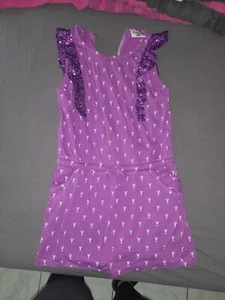 Sommer Jumpsuite Gr.128 Lila Overall - Bild 1 von 4