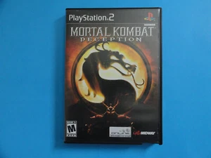 PS2 MORTAL KOMBAT: DECEPTION - ORIGINAL COVER ART IN BLOCKBUSTER VIDEO CASE - Bild 1 von 3