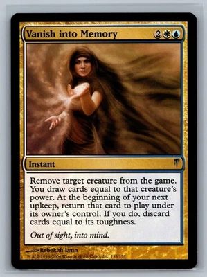 Magic The Gathering Coldsnap Vanish into Memory #133/155 MTG TCG CCG - Image 1 of 2