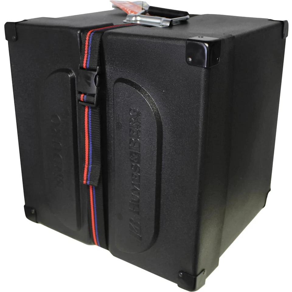Humes & Berg Enduro Marching Square Snare Drum Casewith Foam Black 12x14