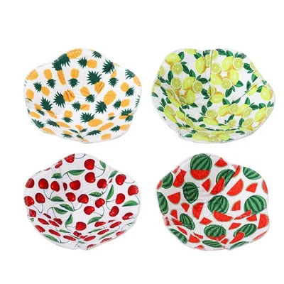  4 Pcs Microwave Splatter Proof Cover Plate Covers Microwavable Bowl Safe Holder - Image 1 of 4