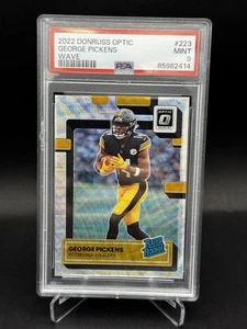 Tarjeta de novato Donruss Optic George Pickens Wave 2022/300 PSA 9 RC - Imagen 1 de 3
