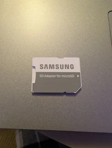 Samsung MicroSD Sd Adapter for microSD. ONLY ADAPTER no SD card. - Picture 1 of 4