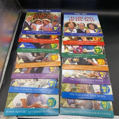 Daily Mail Promo DVD x 14 Darling Buds of May Series 1 & 2 David Jason Pam Ferri - Image 1 of 3