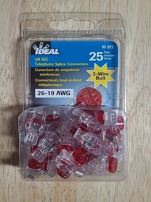 IDEAL 85-925 Telephone Splice Wire Connectors (25-PACK) - Image 1 of 2