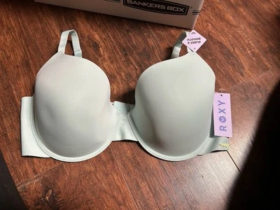 Sujetador Roxy elegante y suave verde menta para mujer 42D nuevo con etiquetas Foto 1 de 4