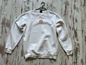 Men's Ellesse sweatshirt pullover , size L, white longsleeve - Picture 1 of 10