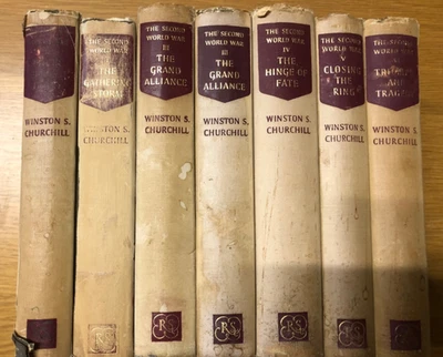 Winston Churchill - 6 Volume Set -  Plus Other Books - Image 1 of 4