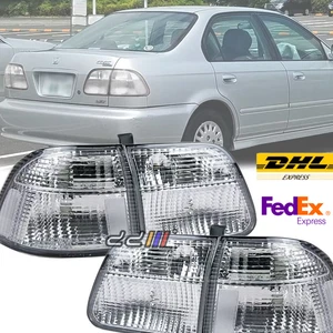 Luz trasera JDM totalmente transparente 4 piezas para Honda Civic 1999-2000 sedán 4D EK - Imagen 1 de 7