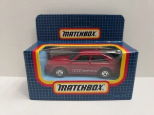 MB25 Matchbox Rojo Audi Quattro ~ Caja de rejilla azul sellada - Imagen 1 de 8