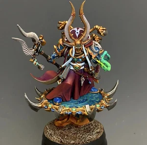 Ahriman bemalt Warhammer 40K Thousand Sons Chaos Sorcerer 28mm - professionell - Bild 1 von 4