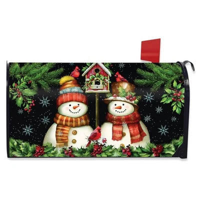 Par de cubiertas de buzón de muñeco de nieve Briarwood Lane Foto 1 de 3