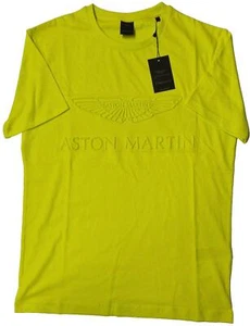 T-shirt Hackett London Aston Martin - Giallo Medium - Foto 1 di 4