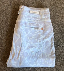 Paul Smith Ladies Jeans Slim leg Patterned denim Size 8 RRP £275 BNWT Italy - Picture 1 of 12