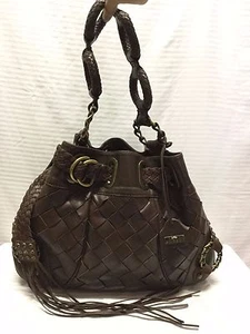 Bridget Shuster Large Brown Leather Purse, Bag, Shoulder Bag - Picture 1 of 1