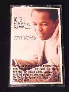 Lou Rawls Love Songs Cassette Tape Audio Music 1984 Make the World Go Away - Imagen 1 de 6