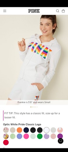 UNDERCOVER Felpa con cappuccio Victoria Secret Pride taglia XXL