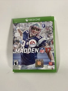 TESTED Xbox One Madden NFL 17 EA Sports Franchise Mode NO MANUAL - Picture 1 of 2