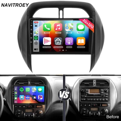9" For Toyota RAV4 2003-2005 Android 15 Car Stereo Radio GPS Navi Carplay 2+32GB - Изображение 1 из 4