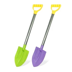 Dsmile 2 Pack Beach Shovels for Kids, 24.4 Inch Long Sand Shovels Gardening T... - Picture 1 of 8
