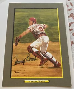 Johnny Bench PSA/DNA Certified Signed Autograph 1990 Perez Steele Great Moments - Picture 1 of 3