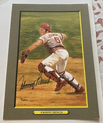 Johnny Bench PSA/DNA Certified Signed Autograph 1990 Perez Steele Great Moments - Image 1 of 3