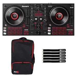 Numark Mixtrack Platinum FX Portable 4-Deck DJ Controller with Backpack - Picture 1 of 12