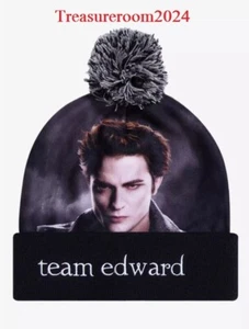 Twilight Team Edward Pom Beanie Robert Pattinson Herren Damen Erwachsene Unisex Mütze - Bild 1 von 4