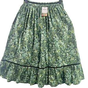 Maxi Falda Batsheva X Laura Ashley Kipp, Estampado Bosque Sherwood Talla UK 16 - Imagen 1 de 15